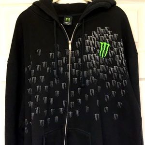 XXL Original Monster Energy Hoodie Sweatshirt